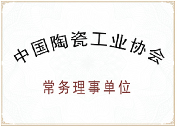 中国陶瓷工业协会证书